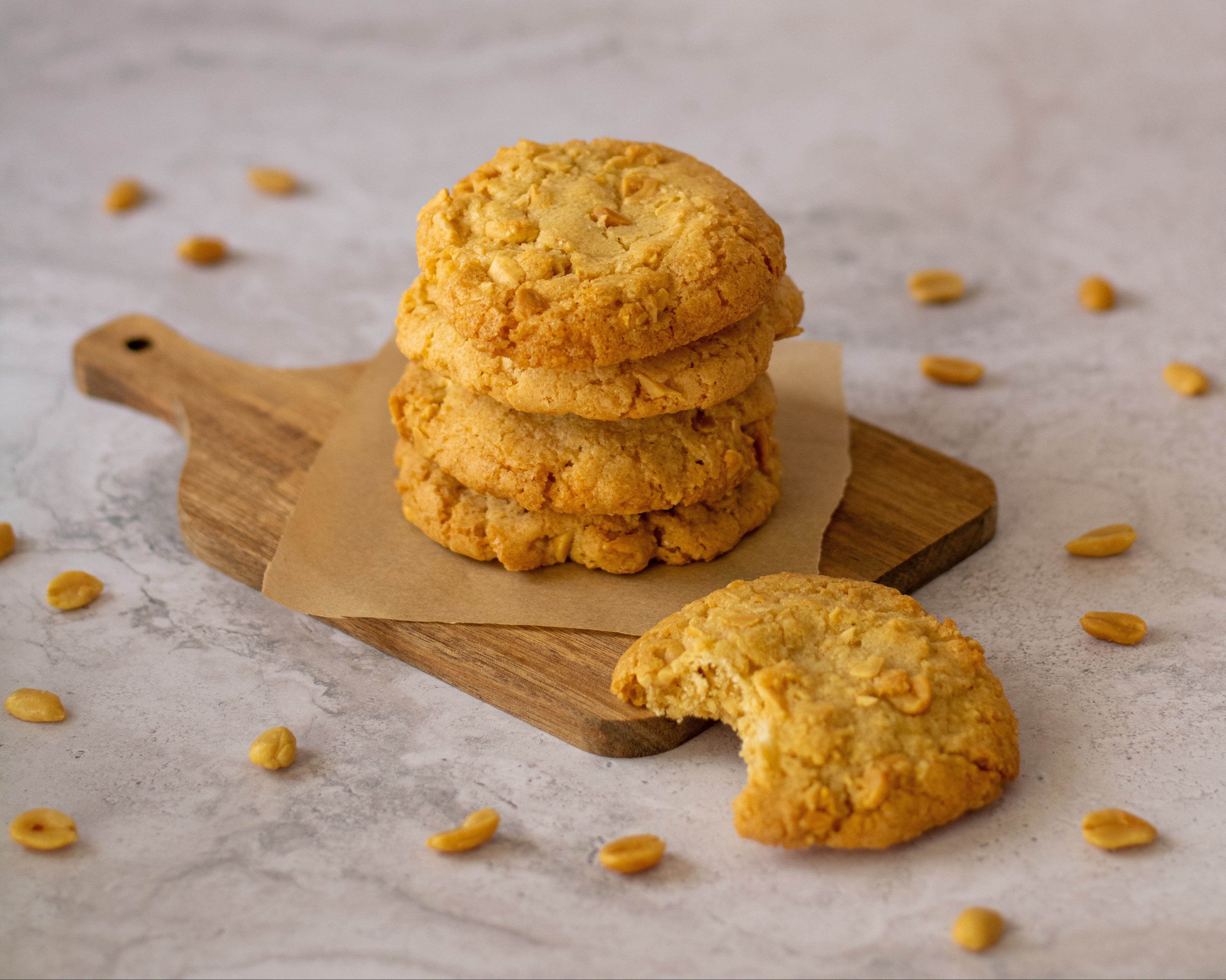Biscuits croquants à la cacahuète